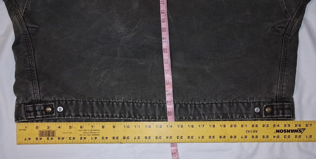 VTG Carhartt J97 Detroit Jacket – Men’s 2XL MOS Olive Green Blanket Lined Duck (Rare)