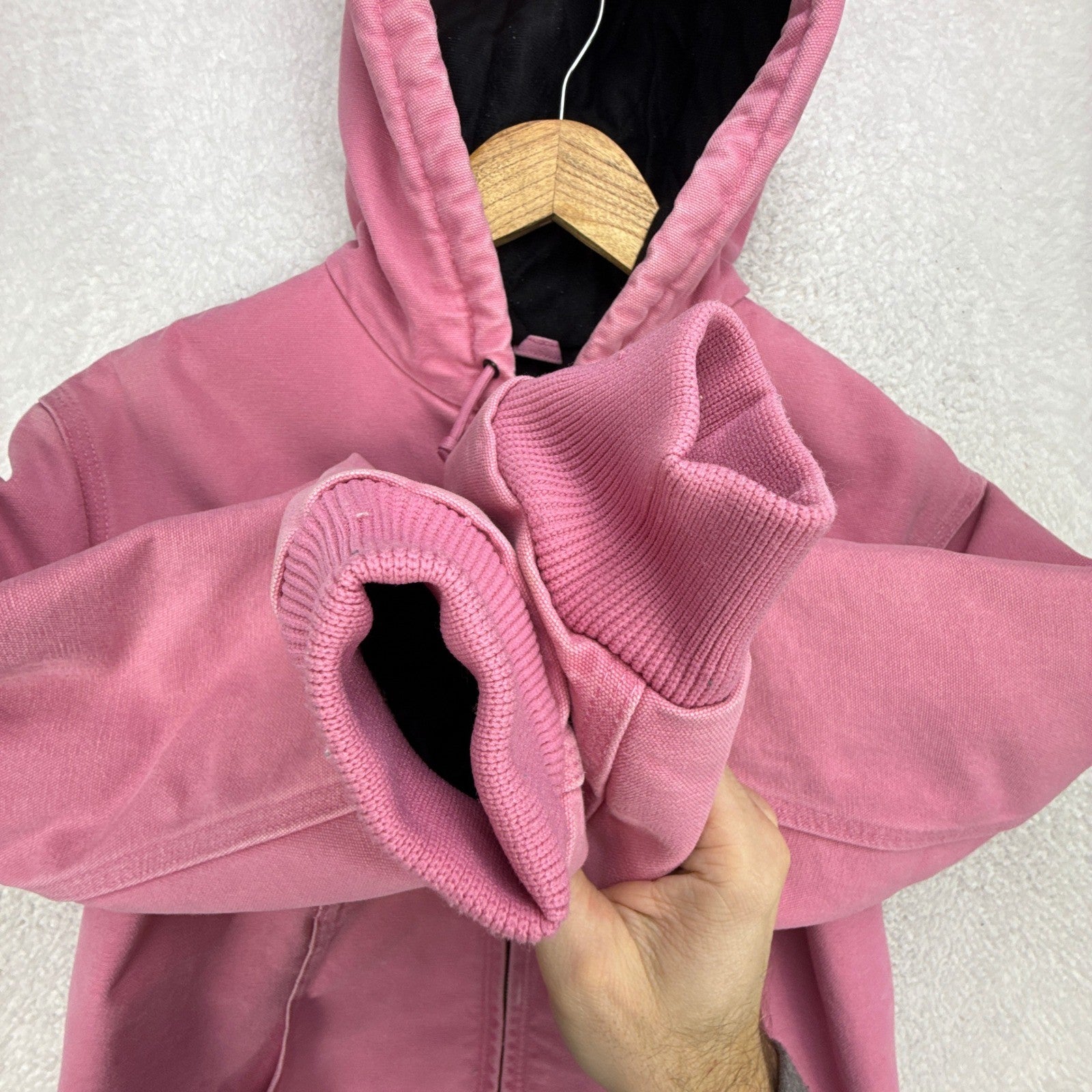 Carhartt WJ130 Women’s Active Jacket – Quilt Lined – Pink Rose (PKR) – Size S