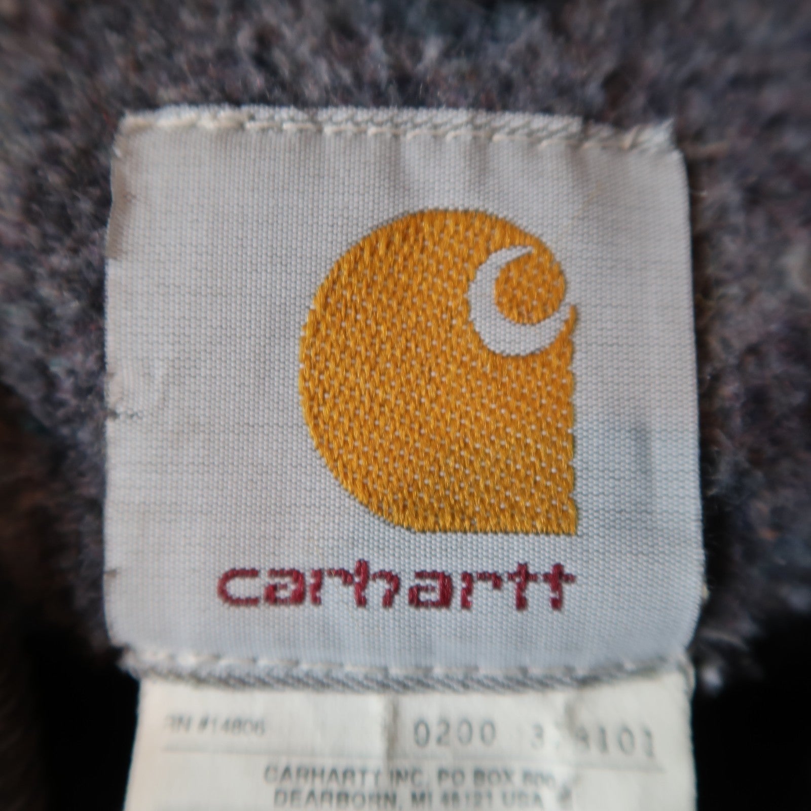 Vintage 90s Carhartt C02 Chore Jacket – Men’s XL Gray Blanket Lined, Union Made USA