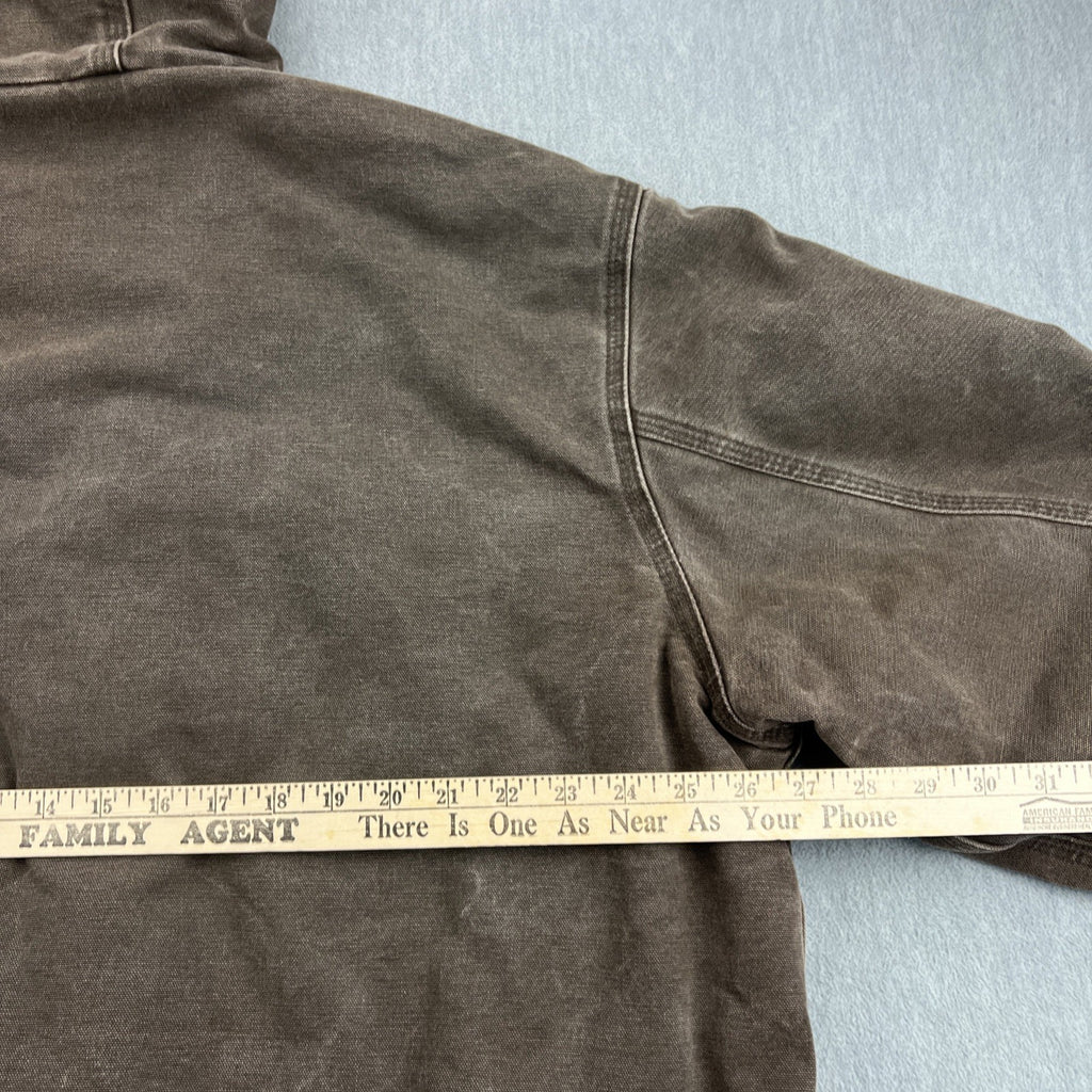 Vintage Carhartt J130 Hooded Jacket – Men’s XL Chestnut Brown (CHT), Made in USA