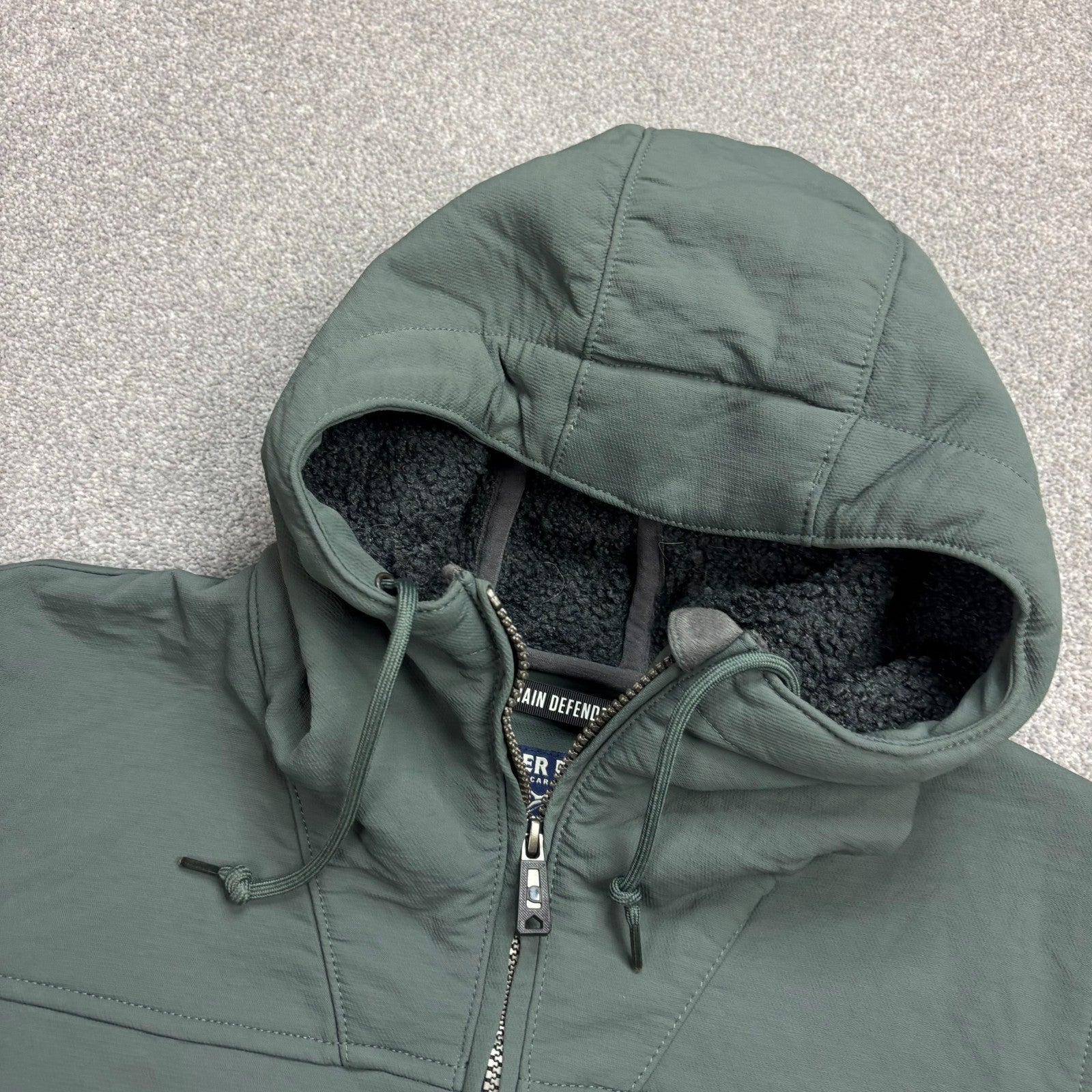 Carhartt Women’s XL Green Super Dux Hooded Bomber Jacket Soft Shell