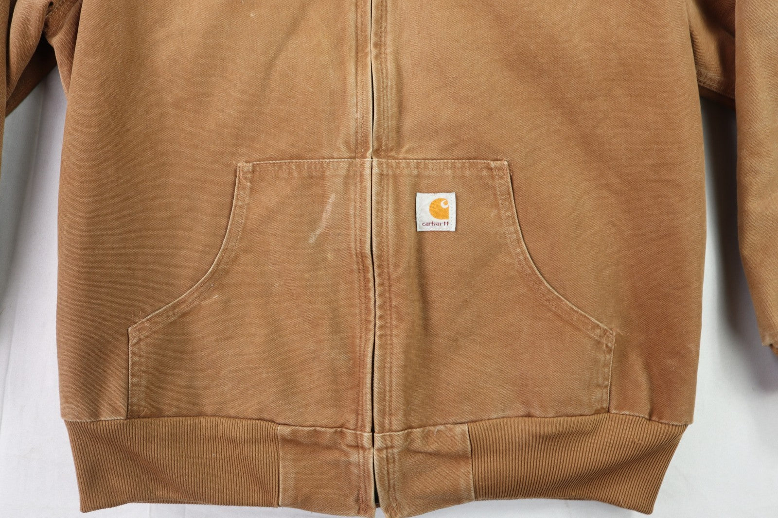 Carhartt J130 Women’s L Brown Hooded Insulated Canvas Jacket USA