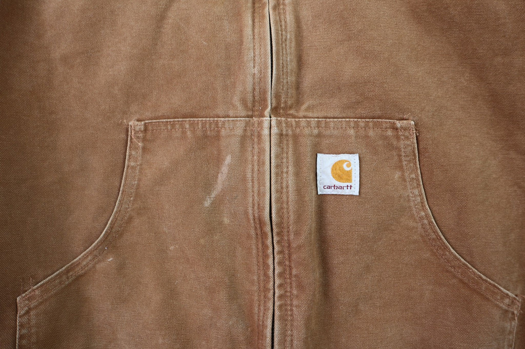 Carhartt J130 Women’s L Brown Hooded Insulated Canvas Jacket USA