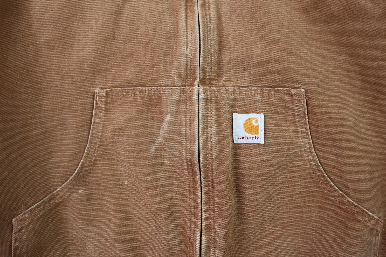 Carhartt J130 Women’s L Brown Hooded Insulated Canvas Jacket USA