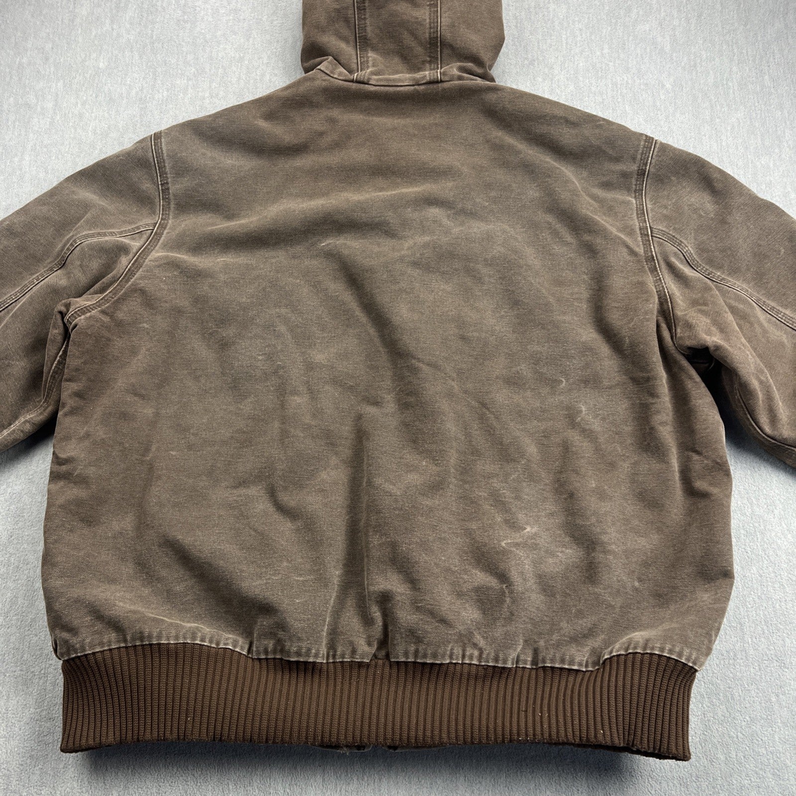Vintage Carhartt J130 Hooded Jacket – Men’s XL Chestnut Brown (CHT), Made in USA