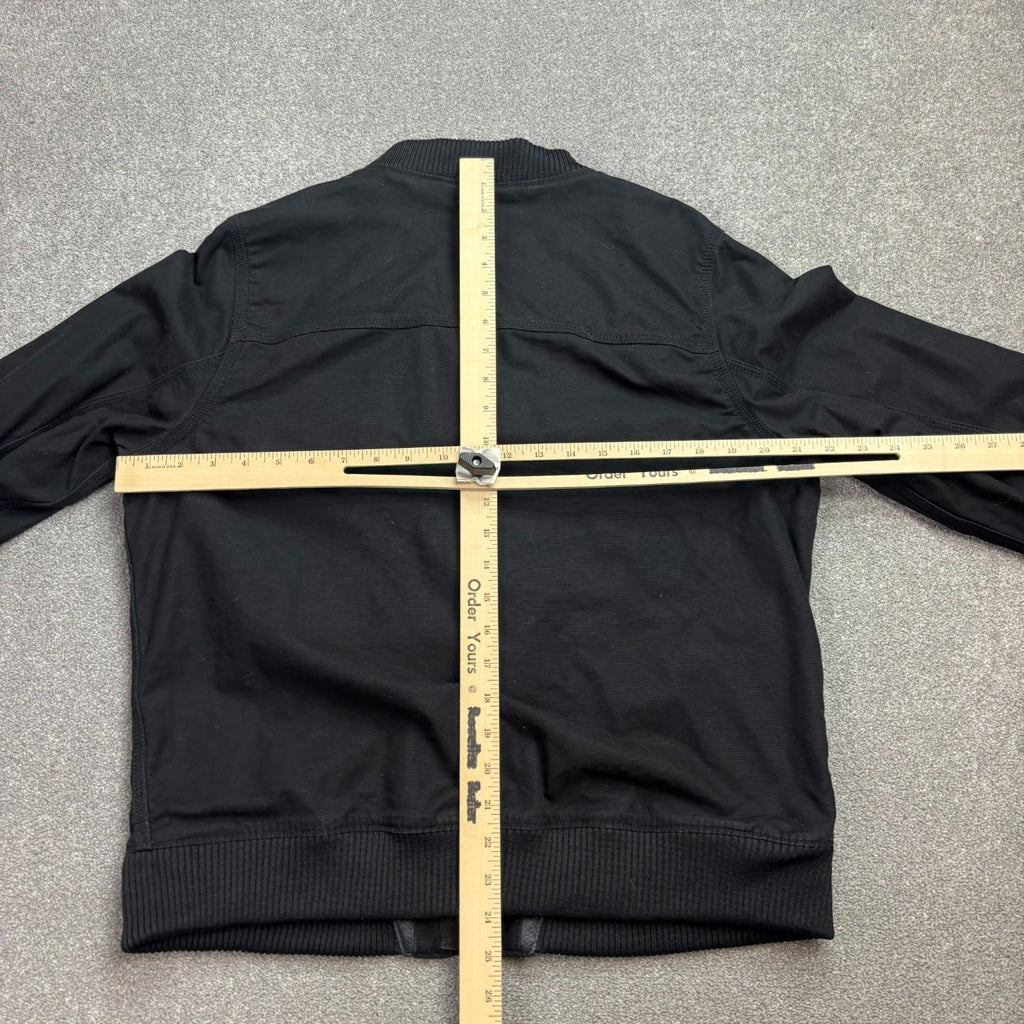 Carhartt Detroit Jacket Women’s Large – Black Canvas Workwear Bomber