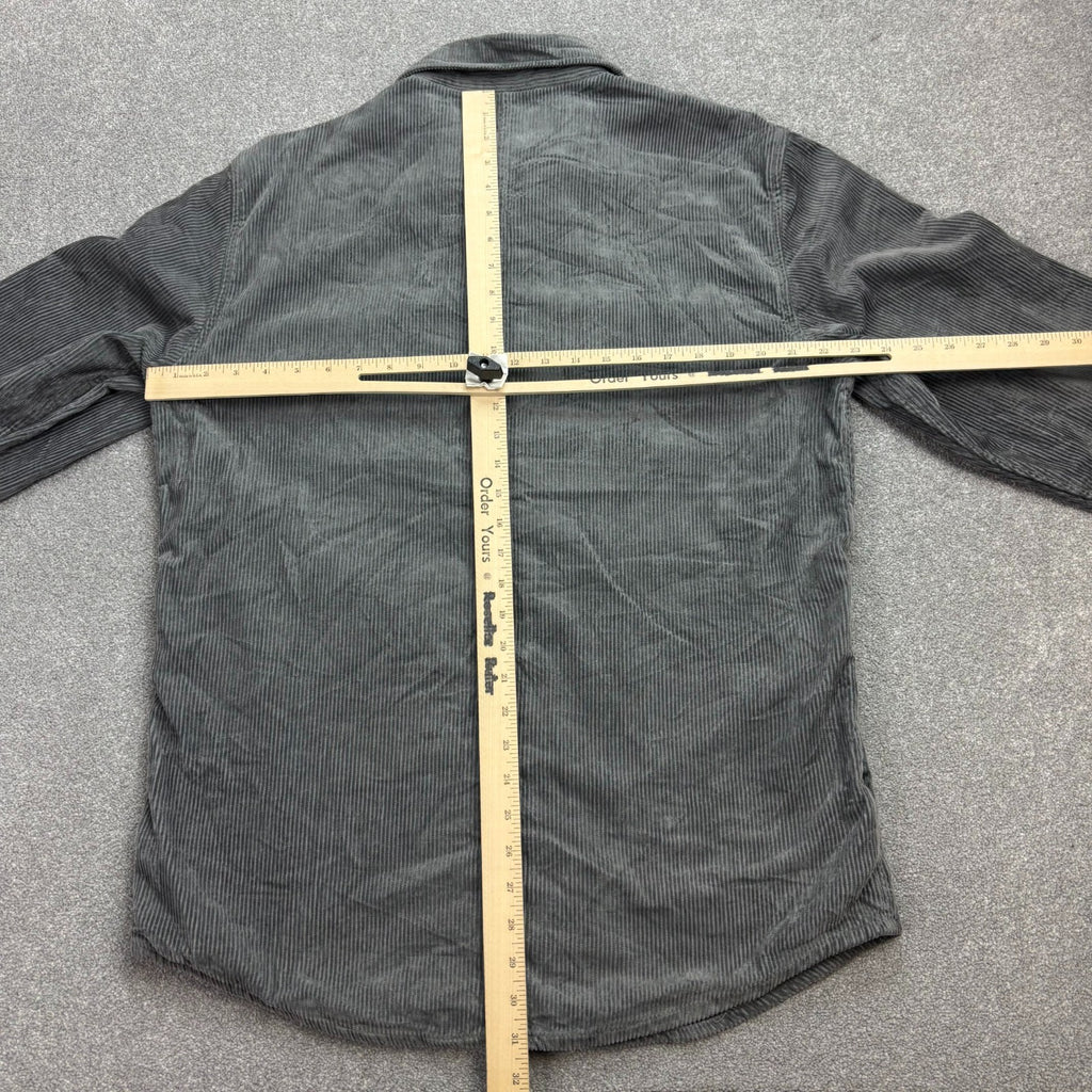 Carhartt WIP Corduroy Overshirt Shacket – Men’s Medium, Grey Utility Chore Jacket