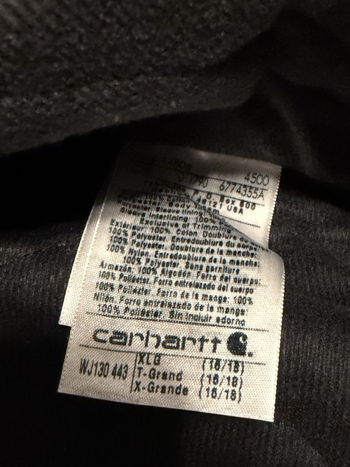 Women’s XL Vintage Carhartt WJ130 Hooded Jacket – Rare Teal (443) – Size 16/18