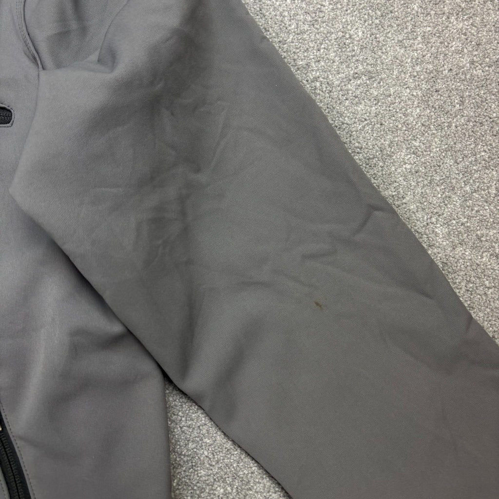 Carhartt Men’s Soft Shell Bomber Jacket – Grey | Lined Workwear (Size L)