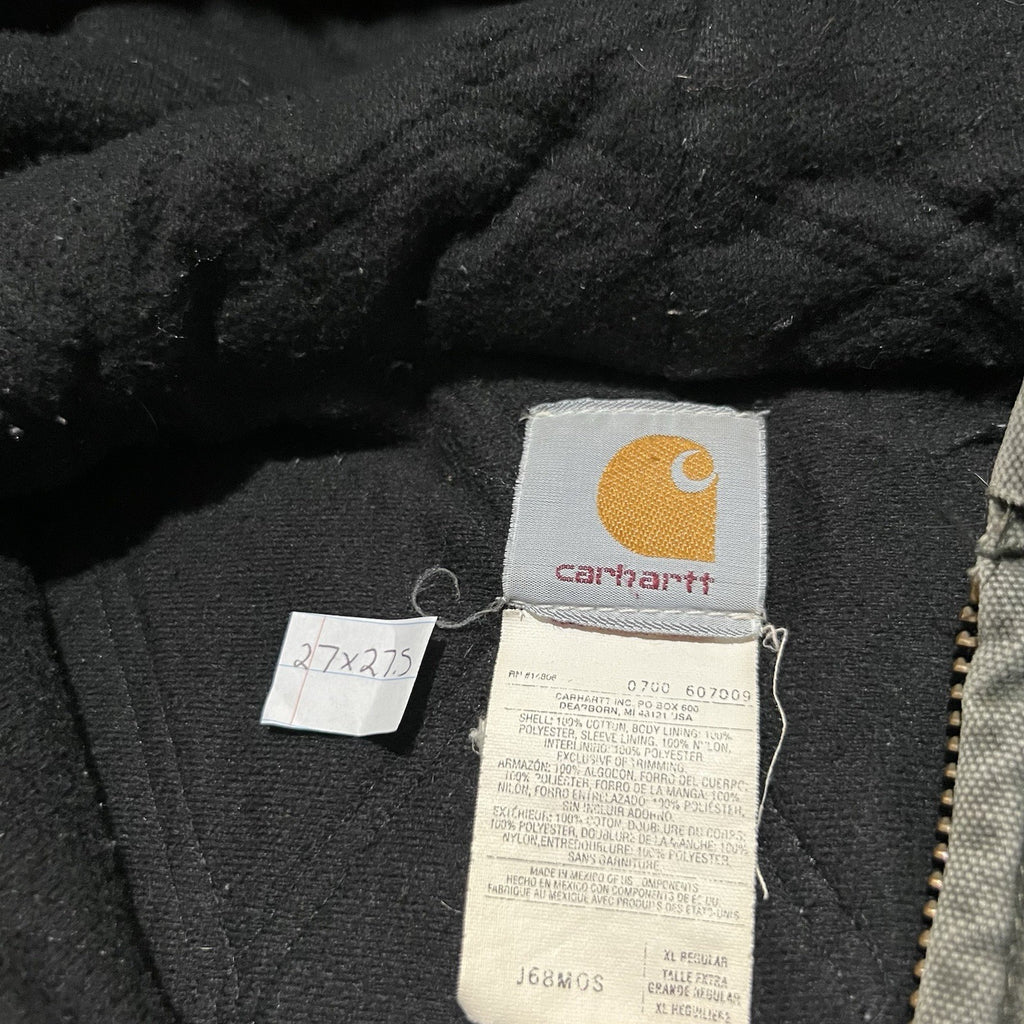 VTG Carhartt J68 MOS Jacket – Men’s XL Faded Green Moss Canvas Workwear