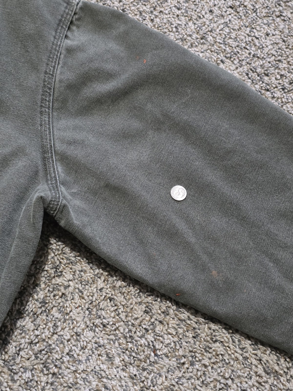 Vintage Carhartt J97 MOS Detroit Jacket – Green, Made in USA, Men’s XL Tall (XLT)