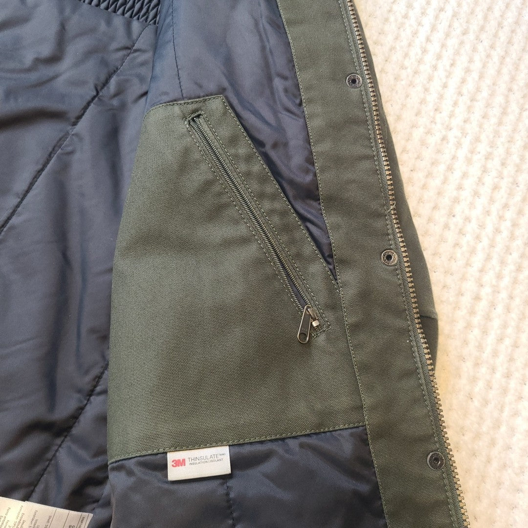 Carhartt Women’s Full Swing Cryder Jacket – Olive Quick Duck Canvas – Size XL