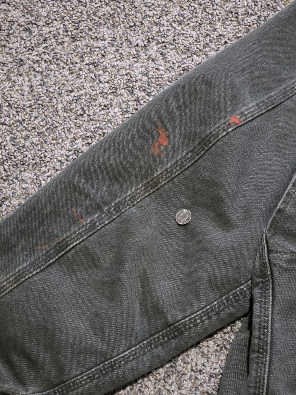 Vintage Carhartt J97 MOS Detroit Jacket – Green, Made in USA, Men’s XL Tall (XLT)