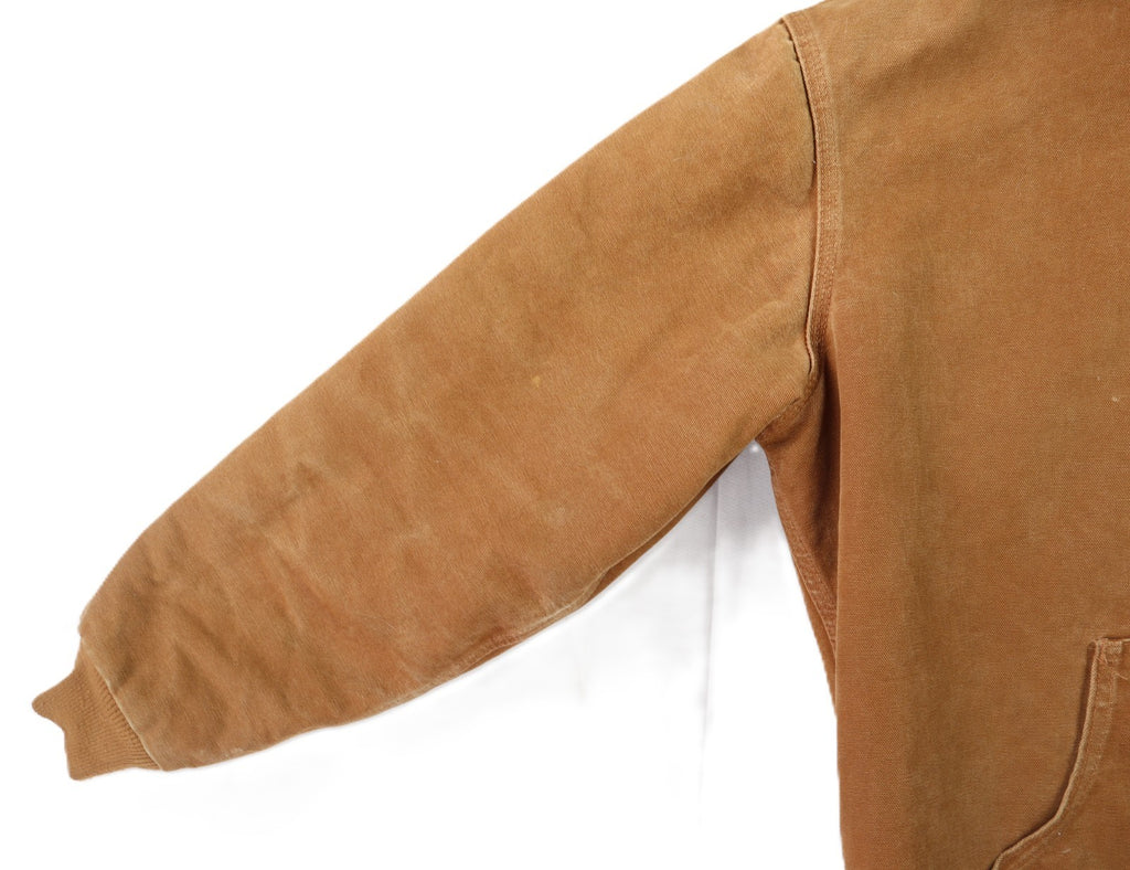 Carhartt J130 Women’s L Brown Hooded Insulated Canvas Jacket USA