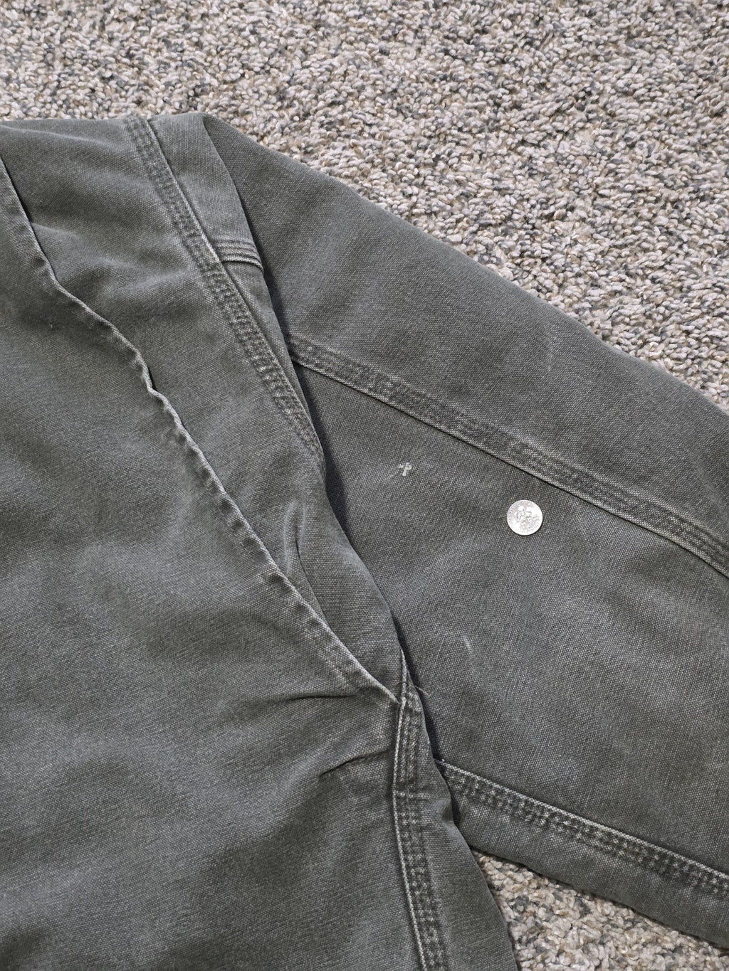 Vintage Carhartt J97 MOS Detroit Jacket – Green, Made in USA, Men’s XL Tall (XLT)