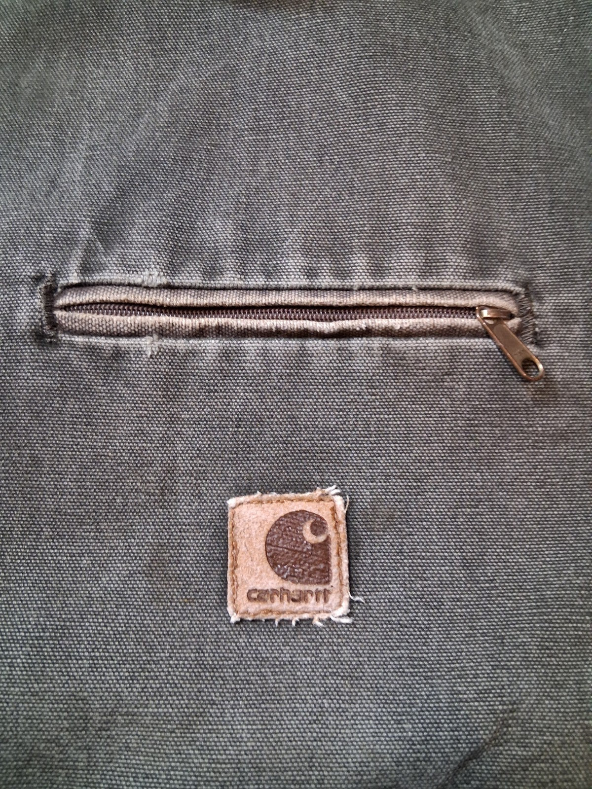 VTG Carhartt J97 Detroit Jacket – Men’s 2XL MOS Olive Green Blanket Lined Duck (Rare)